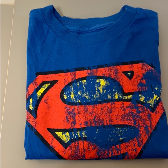 Superman DC COMIC Blue T-shirt. Size. M - Picture 4 of 5